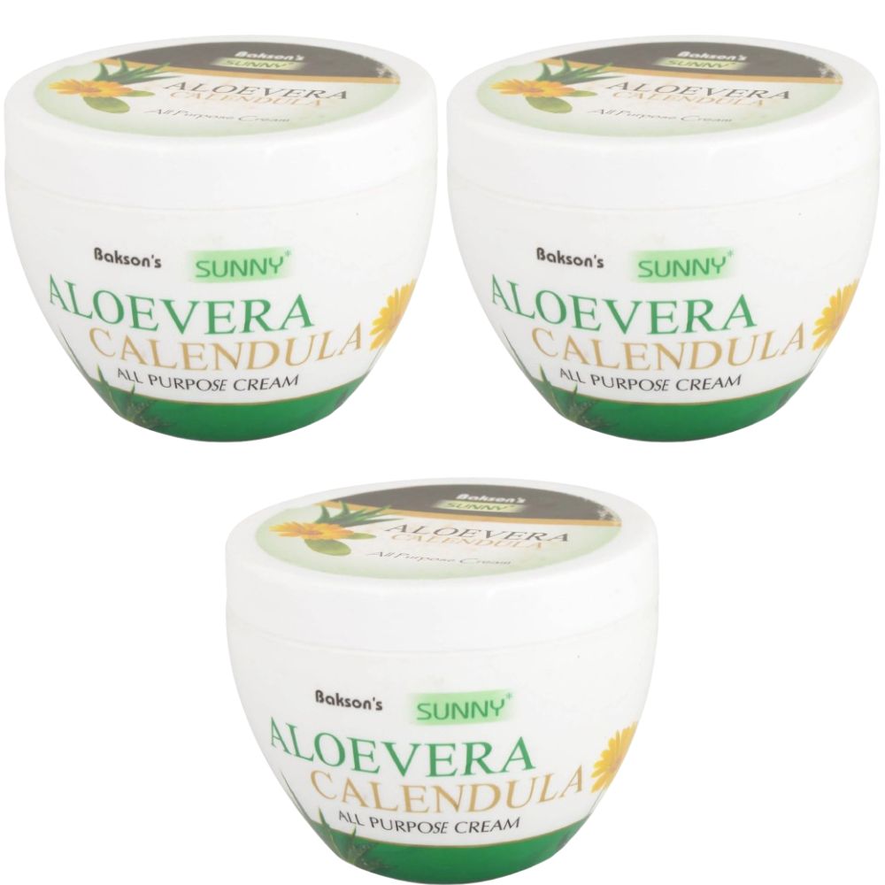 Bakson's Sunny Aloe Vera Calendula Cream - Safuron Naturals Bakson's Sunny Aloe Vera Calendula Cream - Safuron Naturals