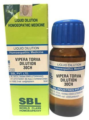 SBL Homeopathy Vipera Torva Dilution SBL Homeopathy Vipera Torva Dilution