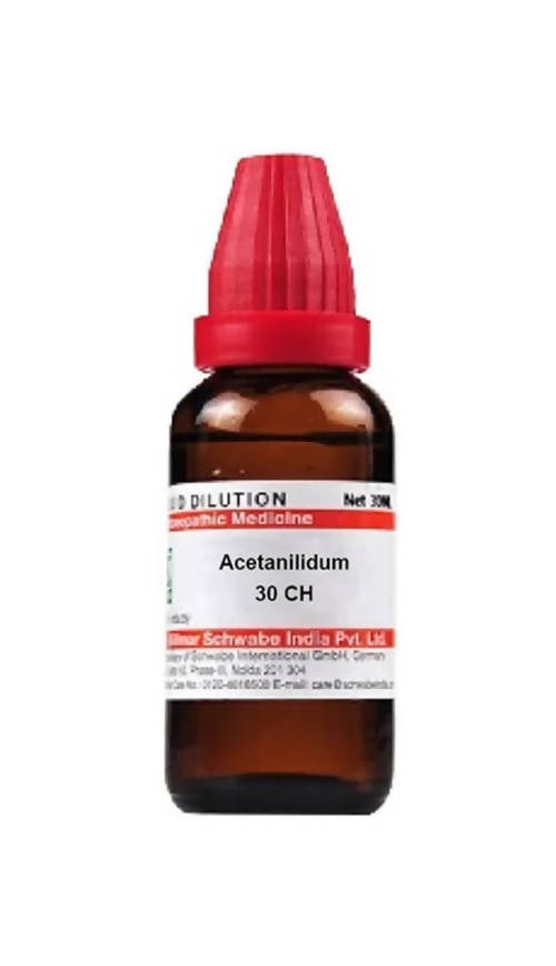 Dr. Willmar Schwabe India Acetanilidum Dilution Dr. Willmar Schwabe India Acetanilidum Dilution
