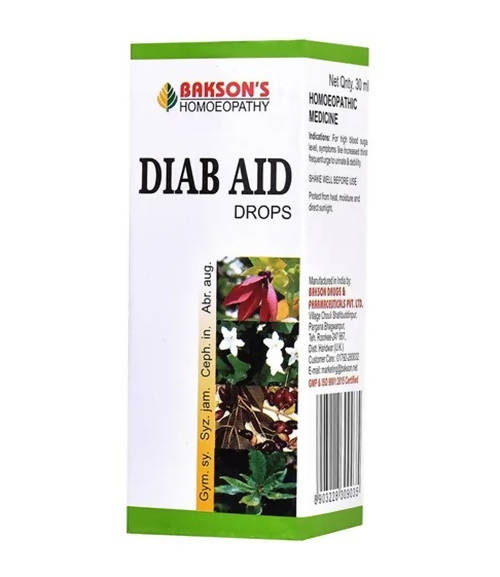 Bakson's Homeopathy Diab Aid Drops Bakson's Homeopathy Diab Aid Drops