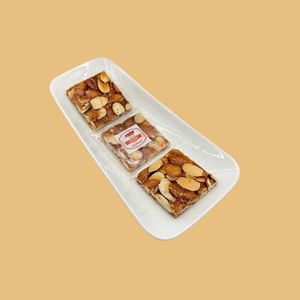 Agra Sweets Banjara Badam Chikki - Dista