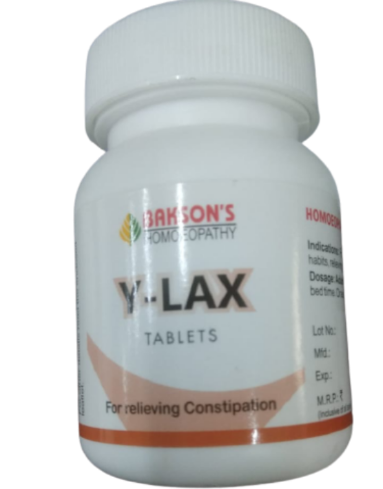 Bakson's Homeopathy Y-Lax Tablet Bakson's Homeopathy Y-Lax Tablet