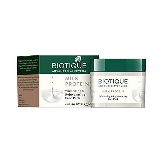 Biotique Advanced Ayurveda Bio Milk Protein Whitening & Rejuvenating Face Pack Biotique Advanced Ayurveda Bio Milk Protein Whitening & Rejuvenating Face Pack