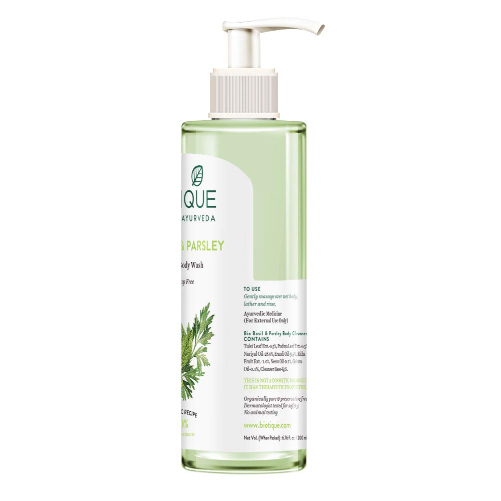 Biotique Bio Basil & Parsley Revitalizing Body Wash Biotique Bio Basil & Parsley Revitalizing Body Wash