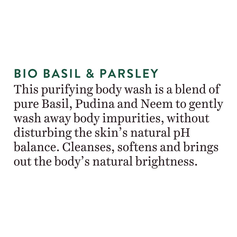 Biotique Bio Basil & Parsley Revitalizing Body Wash Biotique Bio Basil & Parsley Revitalizing Body Wash