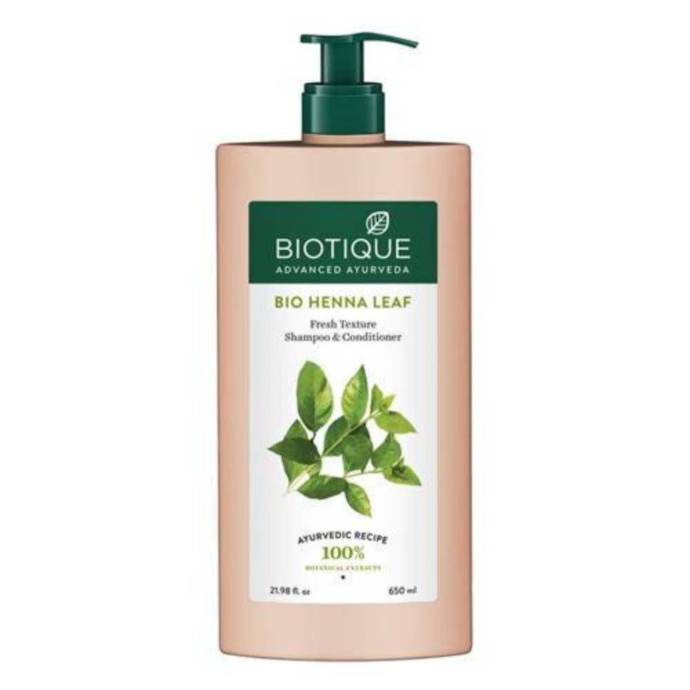 Biotique Bio Henna Leaf Fresh Texture Shampoo and Conditioner Biotique Bio Henna Leaf Fresh Texture Shampoo and Conditioner