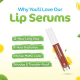 Mamaearth Naturally Matte Lip Serum / Caramel Nude