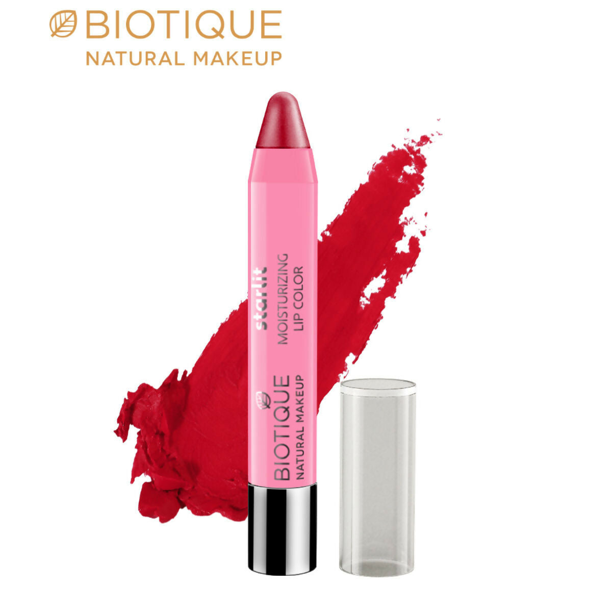 Biotique Starlit Moisturising Lipstick - Crimson Pop Biotique Starlit Moisturising Lipstick - Crimson Pop
