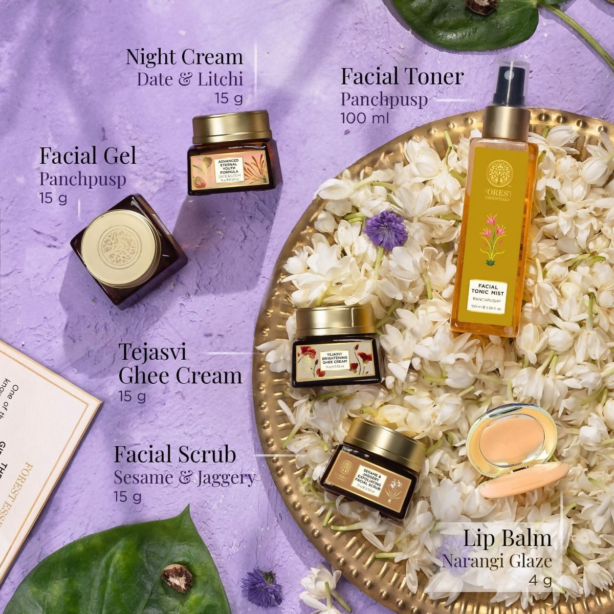 Forest Essentials Brilliance Facial Bestsellers Gift Box Forest Essentials Brilliance Facial Bestsellers Gift Box