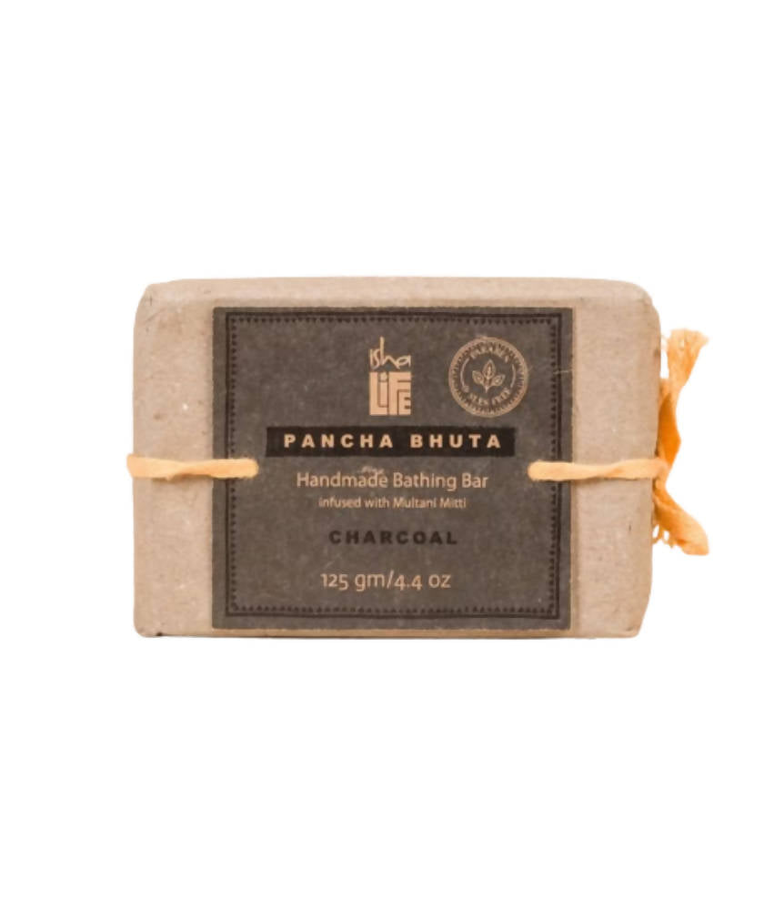 Isha Life Multani Mitti Charcoal Soap (Paraben & SLES Free) - Safuron Naturals