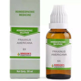 Bakson's Homeopathy Fraxinus Americana Dilution - Safuron Naturals