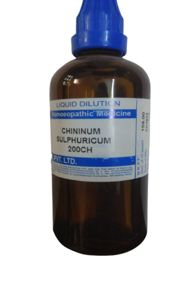 Chininum Sulphuricum Dilution 200 CH Chininum Sulphuricum Dilution 200 CH