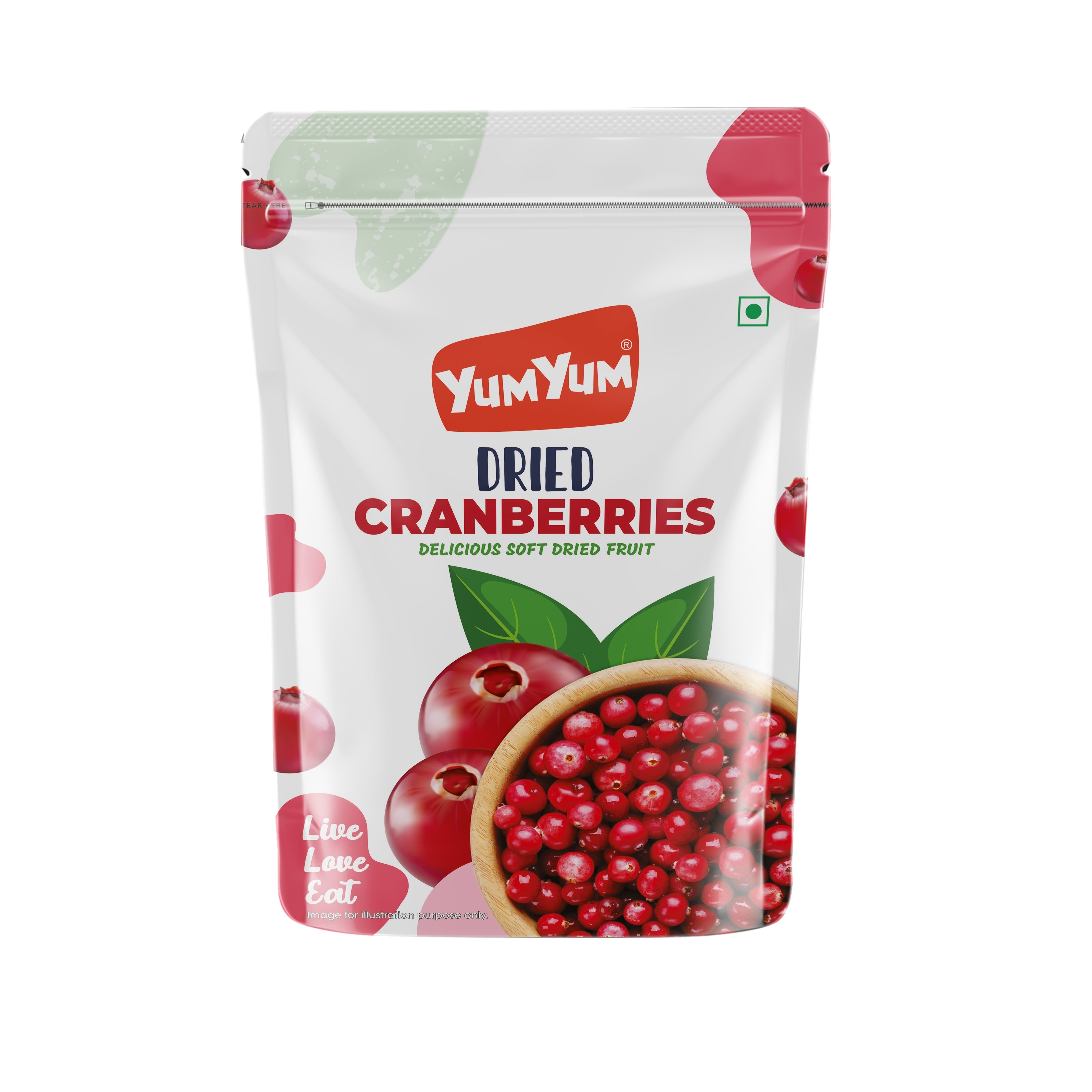 Yum Yum Dried Cranberry Pouch - Dista