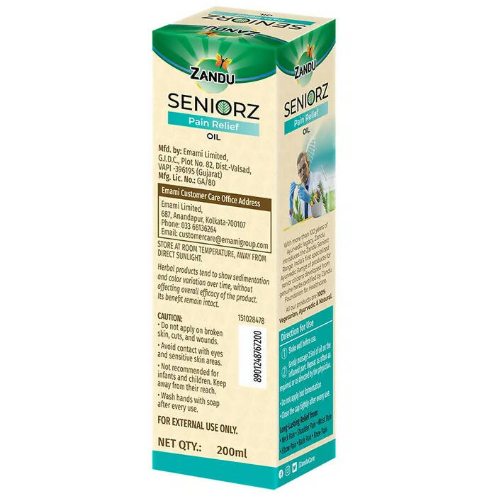 Zandu Seniorz Pain Relief Oil Zandu Seniorz Pain Relief Oil