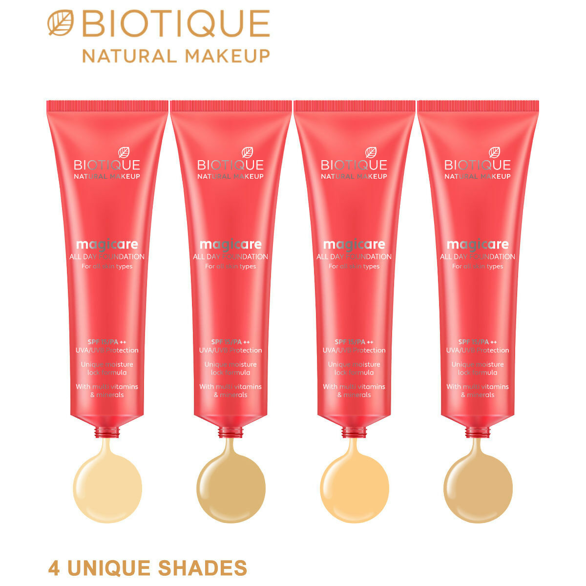 Biotique Magicare All Day Foundation SPF 15 - Sand Biotique Magicare All Day Foundation SPF 15 - Sand