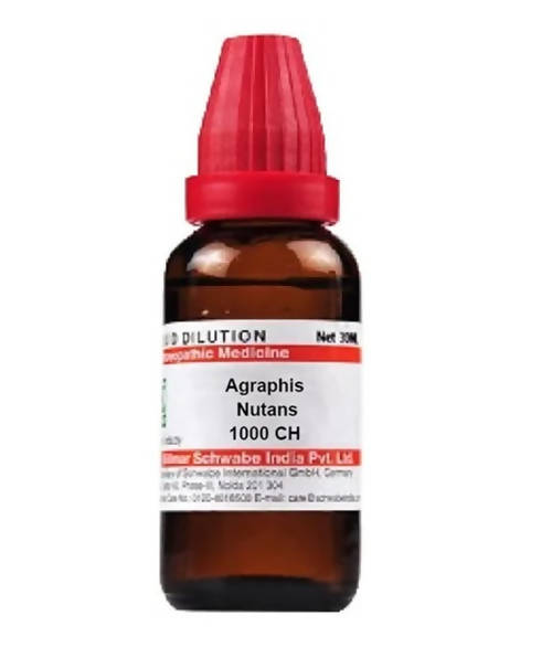 Dr. Willmar Schwabe India Agraphis Nutans Dilution Dr. Willmar Schwabe India Agraphis Nutans Dilution