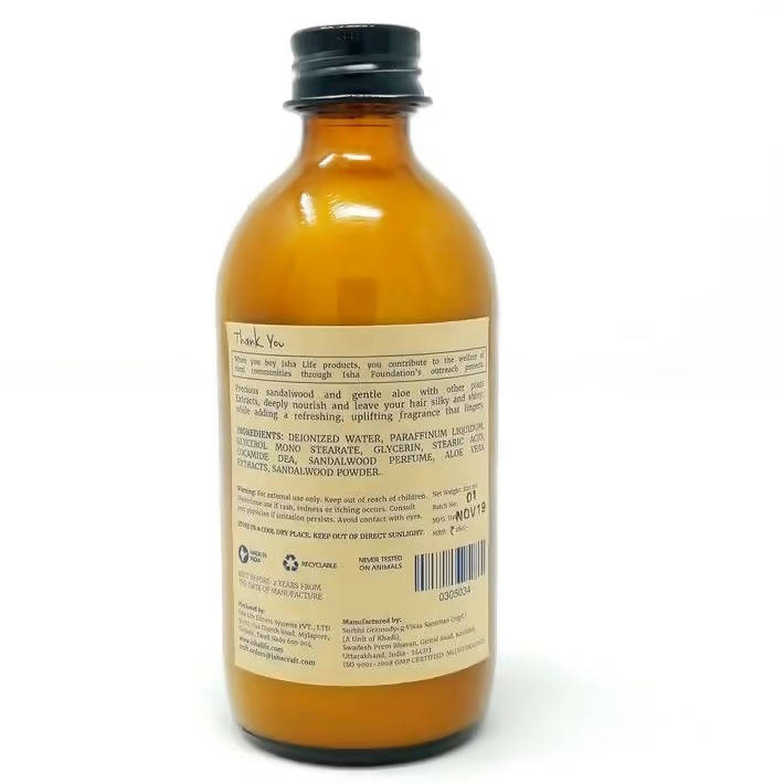 Isha Life Sandalwood Hair Conditioner Isha Life Sandalwood Hair Conditioner