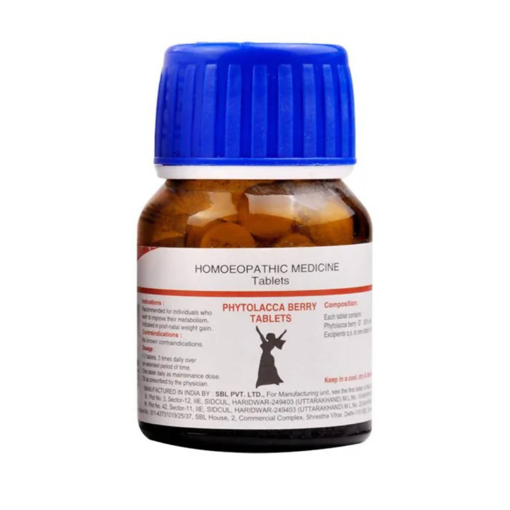 SBL Homeopathy Phytolacca Berry Tablets SBL Homeopathy Phytolacca Berry Tablets