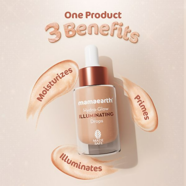 Mamaearth Hydra-Glow Illuminating Drops with Vitamin C & Hyaluronic Acid Mamaearth Hydra-Glow Illuminating Drops with Vitamin C & Hyaluronic Acid