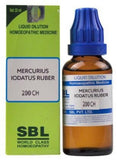 SBL Homeopathy Mercurius Iodatus Ruber Dilution