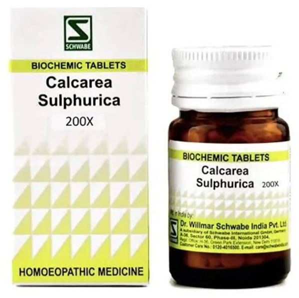 Dr. Willmar Schwabe India Calcarea Sulphurica Biochemic Tablets Dr. Willmar Schwabe India Calcarea Sulphurica Biochemic Tablets
