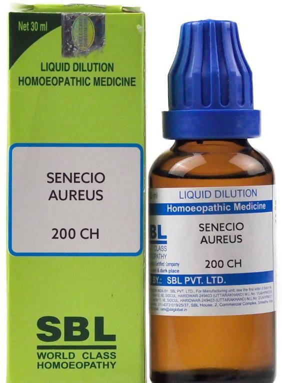 SBL Homeopathy Senecio Aureus Dilution SBL Homeopathy Senecio Aureus Dilution