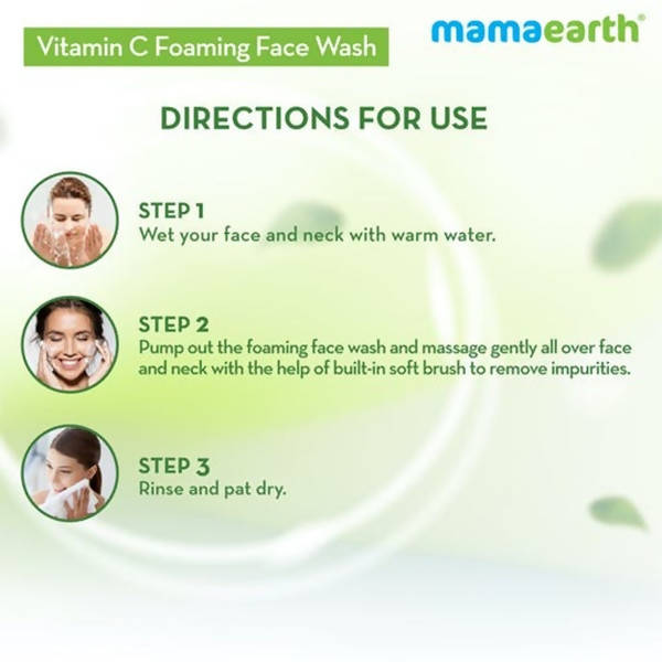 Mamaearth Vitamin C Foaming Face Wash Mamaearth Vitamin C Foaming Face Wash