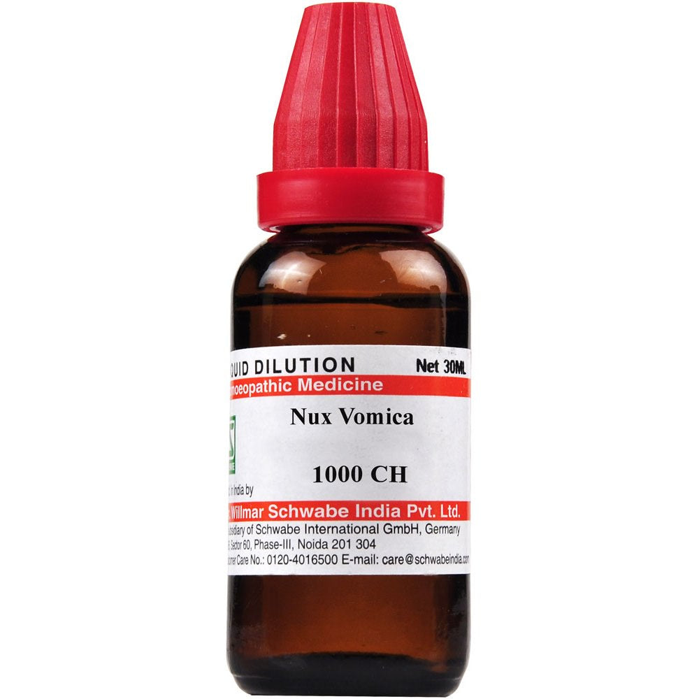 Dr. Willmar Schwabe India Nux Vomica Dilution 1000 CH Dr. Willmar Schwabe India Nux Vomica Dilution 1000 CH