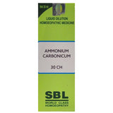 SBL Homeopathy Ammonium Carbonicum Dilution - Safuron