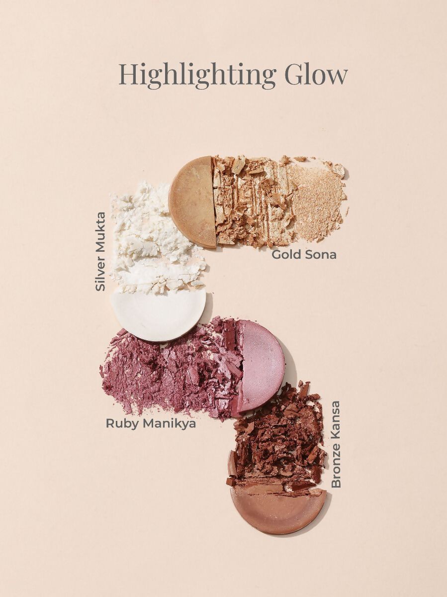 Forest Essentials Highlighting Glow Mukta - Silver Forest Essentials Highlighting Glow Mukta - Silver