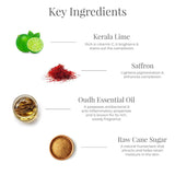 Forest Essentials Luxury Sugar Soap Lime Saffron & Oudh