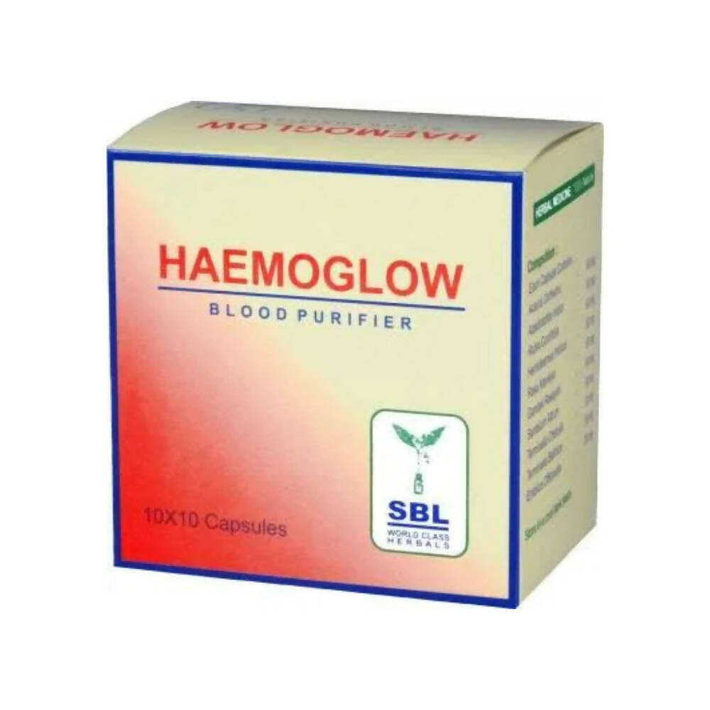 SBL Homeopathy Haemoglow Blood Purifier Capsules SBL Pvt. Ltd.