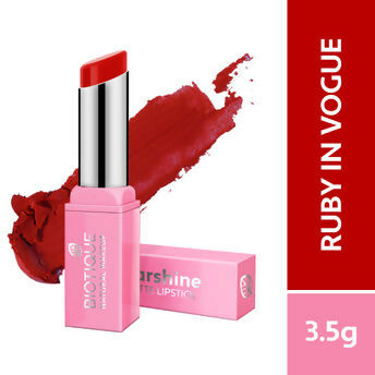 Biotique Starshine Matte Lipstick - Ruby In Vogue Biotique Starshine Matte Lipstick - Ruby In Vogue