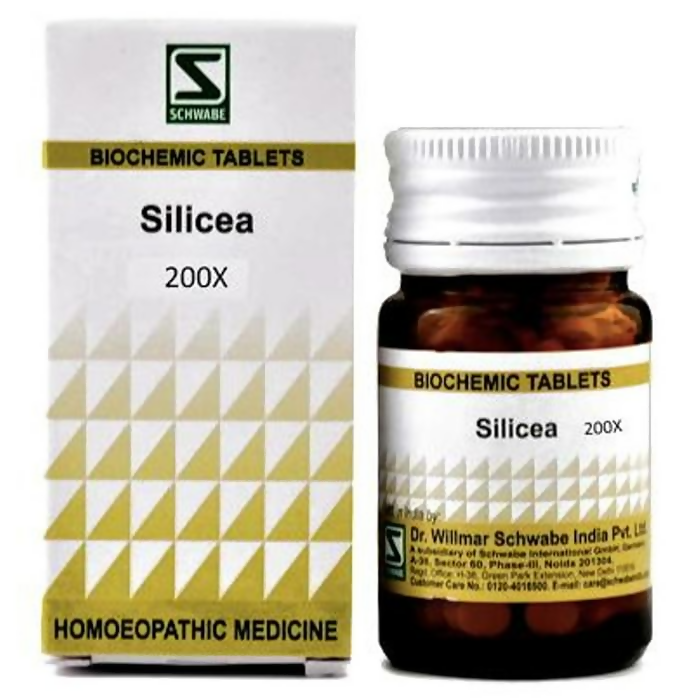 Dr. Willmar Schwabe India Silicea Biochemic Tablets - Safuron Naturals Dr. Willmar Schwabe India Silicea Biochemic Tablets - Safuron Naturals