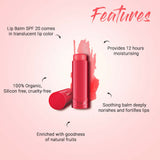 Biotique Lipshine Lip Balm SPF 20 - Plum