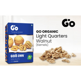 Go Organic Light Quarters & Extra Light Quarters Walnuts Go