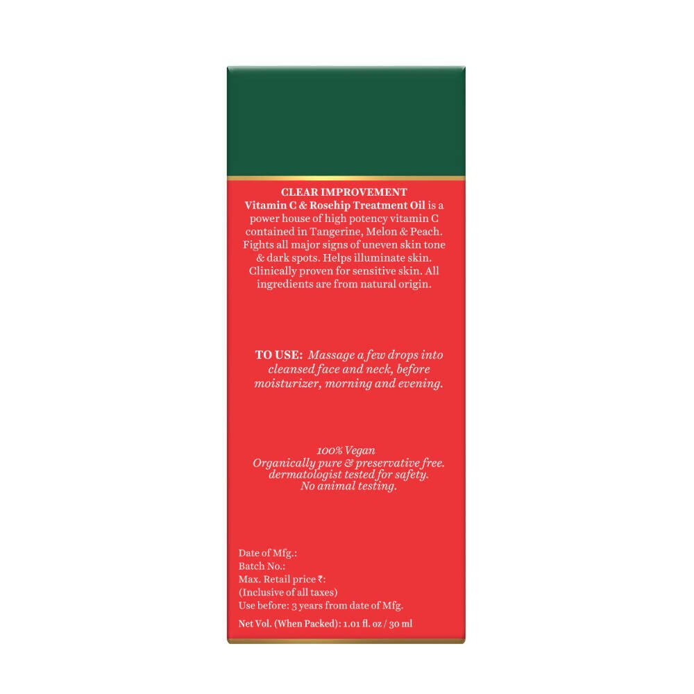 Biotique Advanced Organics Clear Improvement Vitamin C & Rosehip Treatment Oil Biotique Advanced Organics Clear Improvement Vitamin C & Rosehip Treatment Oil