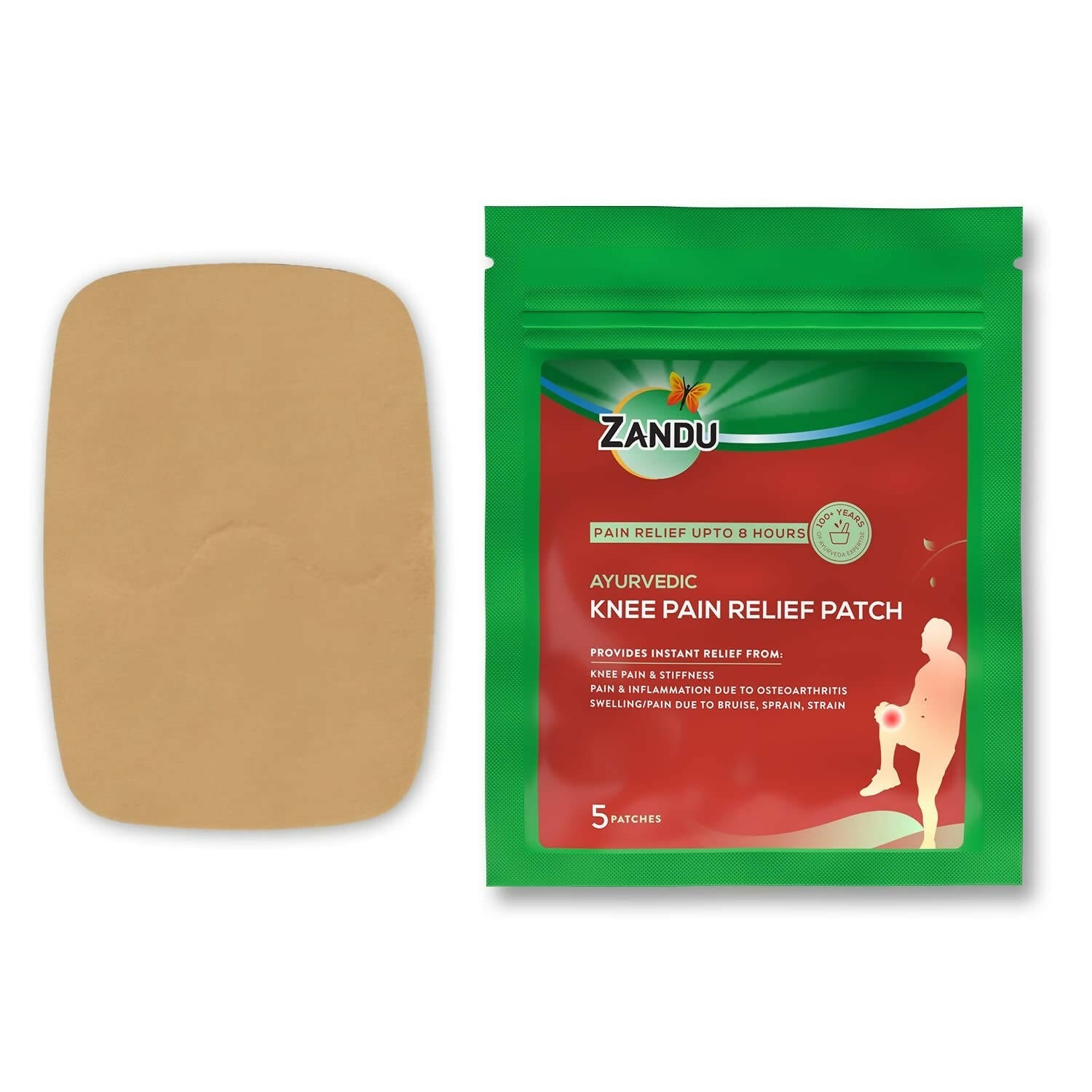 Zandu Ayurvedic Knee Pain Relief Patch - safuroncart
