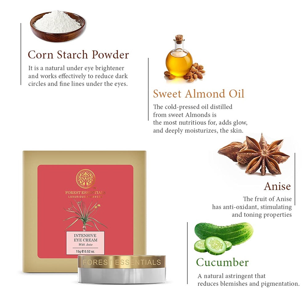 Forest Essentials Intensive Eye Cream With Anise Forest Essentials Intensive Eye Cream With Anise