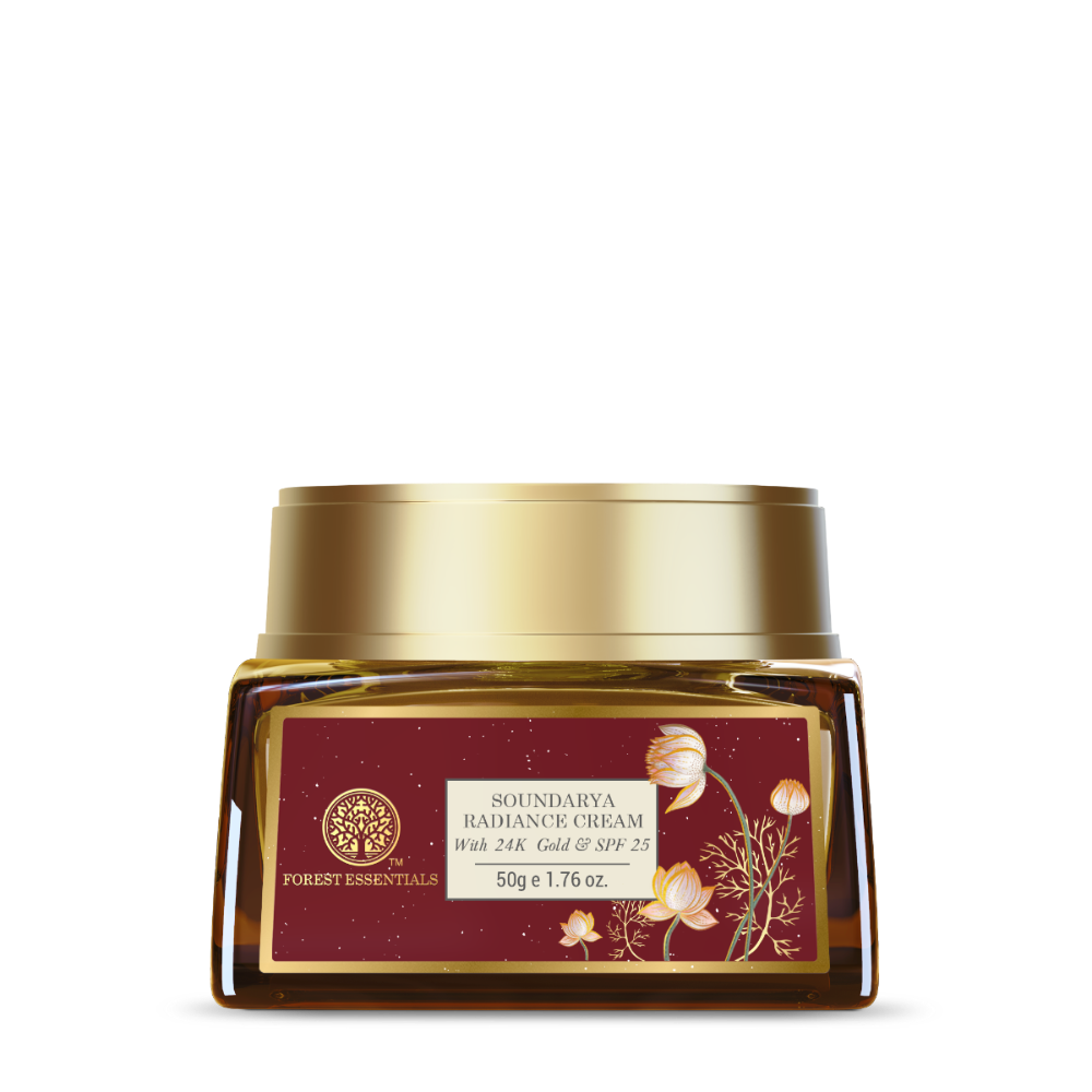 Forest Essentials Soundarya Radiance Cream With 24K Gold & SPF30 Forest Essentials Soundarya Radiance Cream With 24K Gold & SPF30