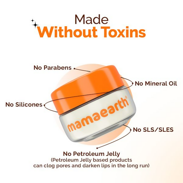 Mamaearth Vitamin C Moisture Therapy Lip Balm SPF 50 with Vitamin C & Honey For Lip Lightening Mamaearth Vitamin C Moisture Therapy Lip Balm SPF 50 with Vitamin C & Honey For Lip Lightening