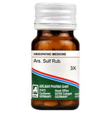Adel Homeopathy Ars. Sulf Rub. 3X Tablets - Safuron Naturals