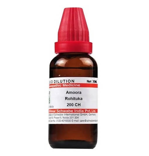 Dr. Willmar Schwabe India Amoora Rohituka Dilution Dr. Willmar Schwabe India Amoora Rohituka Dilution