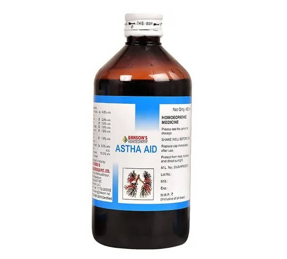 Bakson's Homeopathy Astha Aid Syrup Bakson's Homeopathy Astha Aid Syrup
