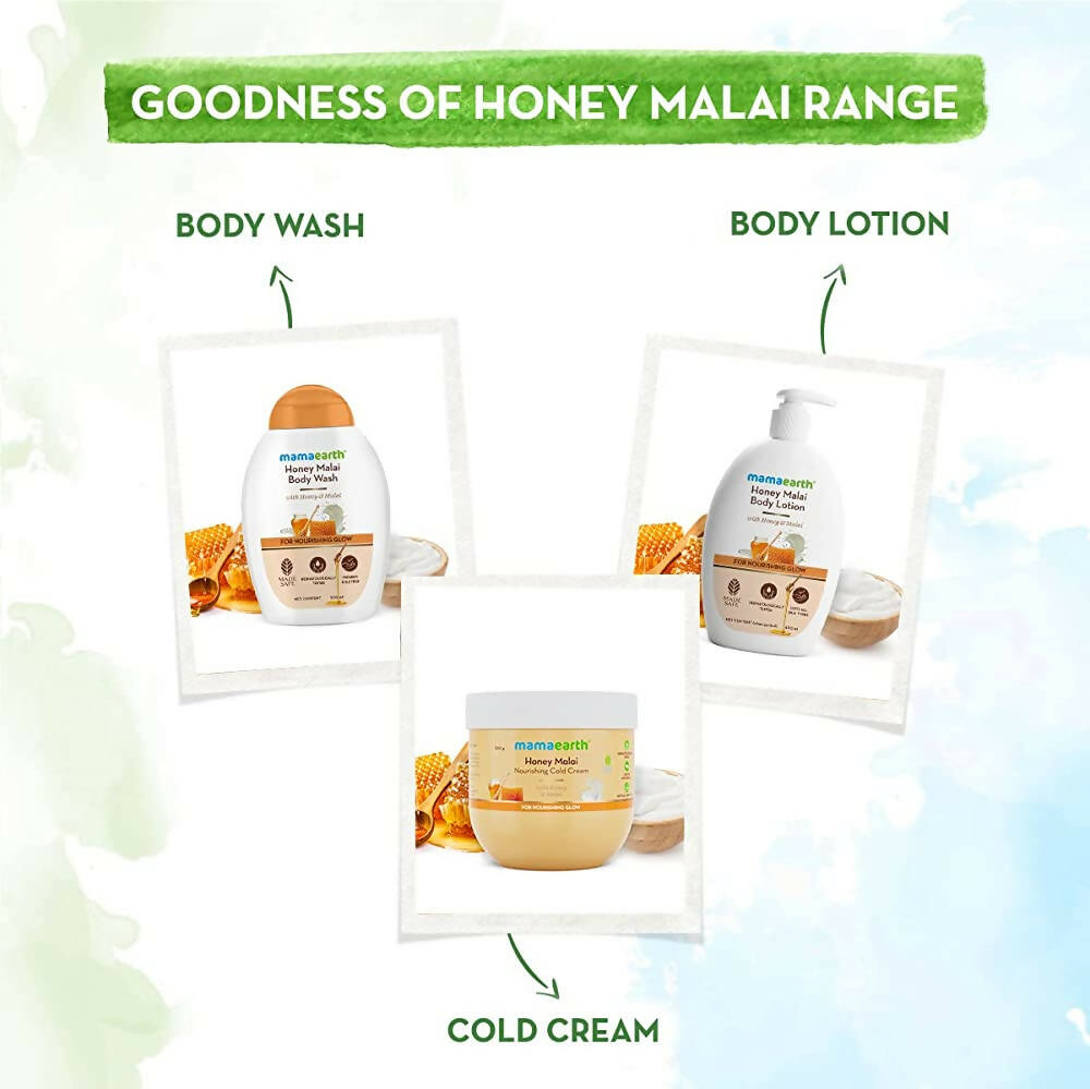 Mamaearth Honey Malai Body Wash for Nourishing Glow Mamaearth Honey Malai Body Wash for Nourishing Glow