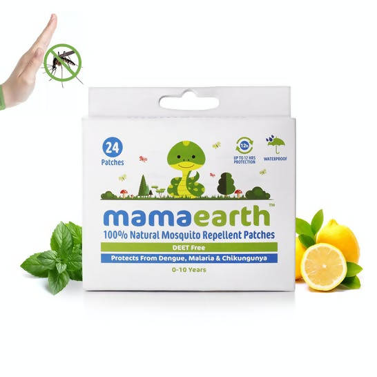 Mamaearth Natural Repellent Mosquito Patches for Babies, 24 pcs Mamaearth Natural Repellent Mosquito Patches for Babies, 24 pcs