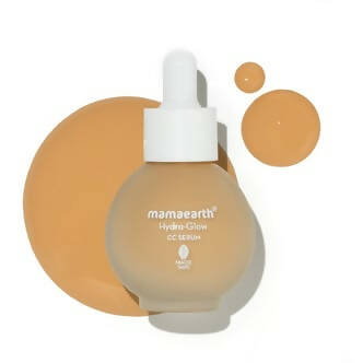 Mamaearth Hydra-Glow CC Serum With Vitamin C & Hyaluronic Acid-Peach Mamaearth Hydra-Glow CC Serum With Vitamin C & Hyaluronic Acid-Peach