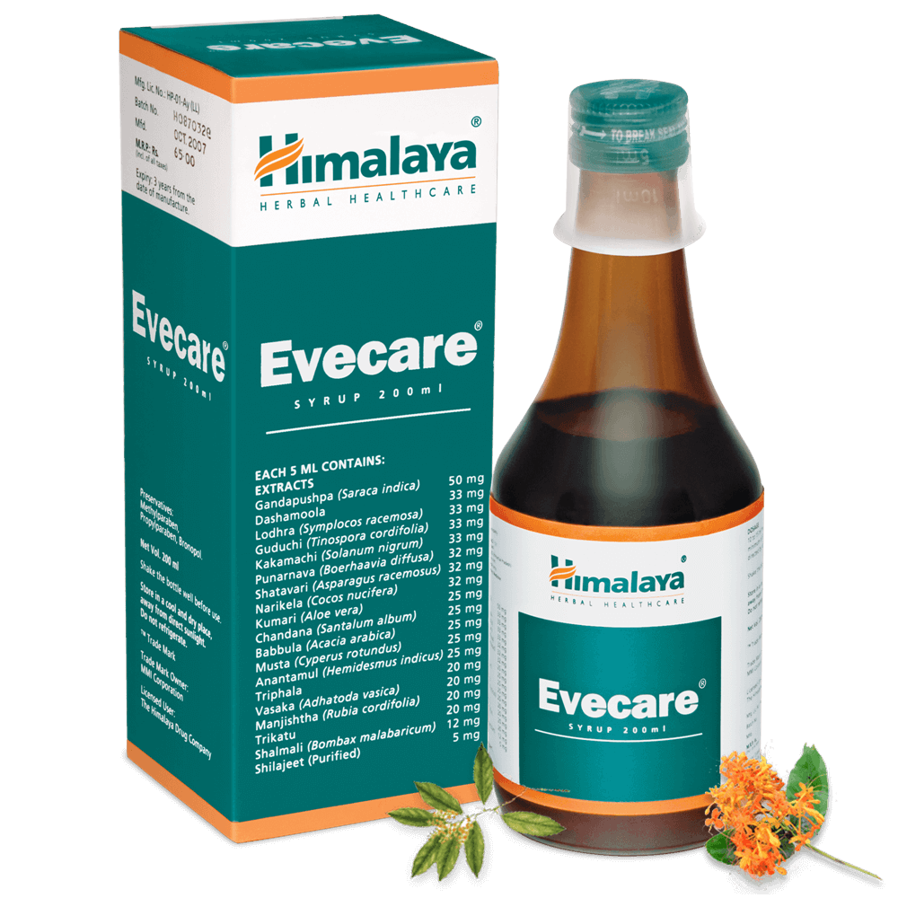 Himalaya Herbals - Evecare Syrup - Safuron Naturals Himalaya Herbals - Evecare Syrup - Safuron Naturals
