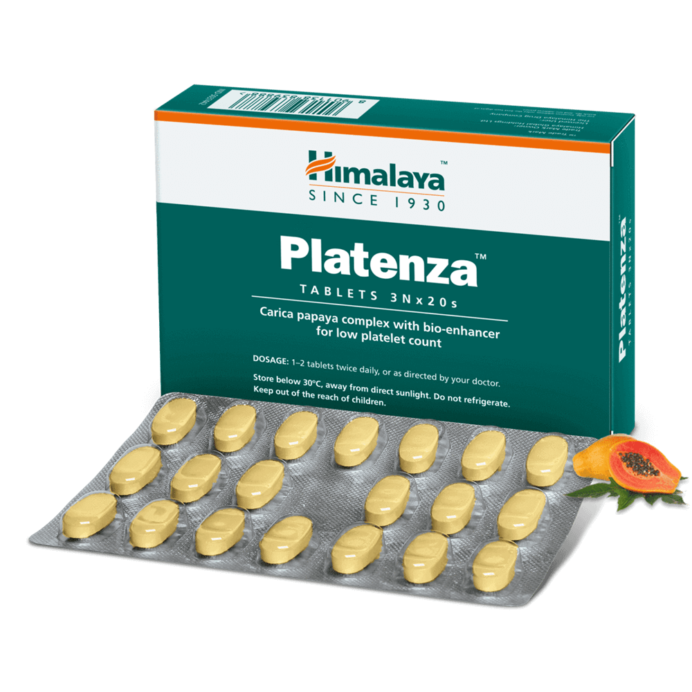 Himalaya Herbals Platenza Tabs Himalaya Herbals Platenza Tabs