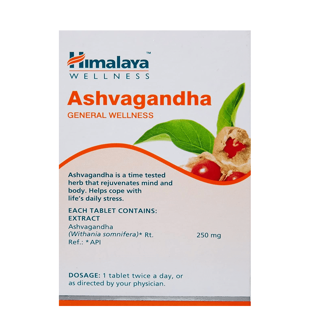 Himalaya Ashvagandha Tablets - General Wellness Himalaya Ashvagandha Tablets - General Wellness